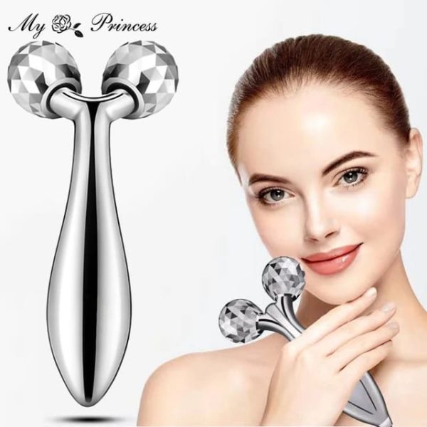 3d Face Massager Roller Nm-091 (Random Colour)