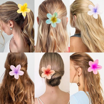 2 Pc – Flower Hair Clip Colorful Hair Band For Girls & Women
