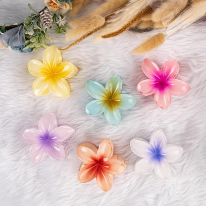 2 Pc – Flower Hair Clip Colorful Hair Band For Girls & Women