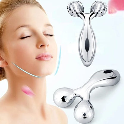 3d Face Massager Roller Nm-091 (Random Colour)