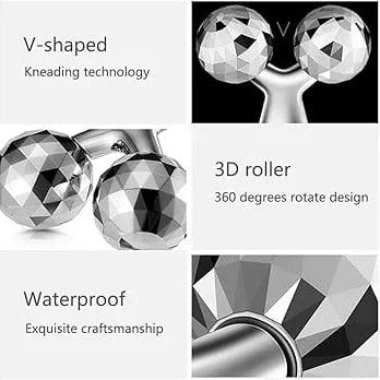 3d Face Massager Roller Nm-091 (Random Colour)