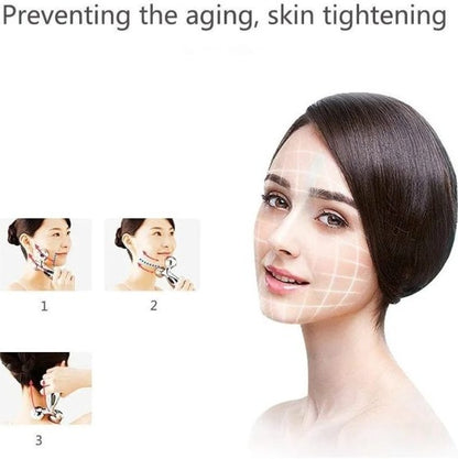 3d Face Massager Roller Nm-091 (Random Colour)