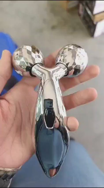 3d Face Massager Roller Nm-091 (Random Colour)