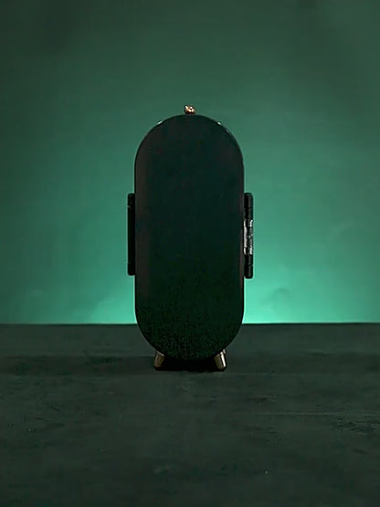 Jewellery Box Organiser With Mirror (Random Colour)